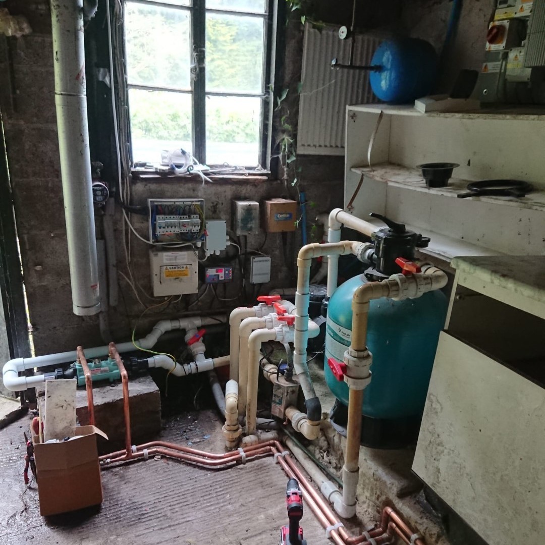 Full renovation of existing pool plant room